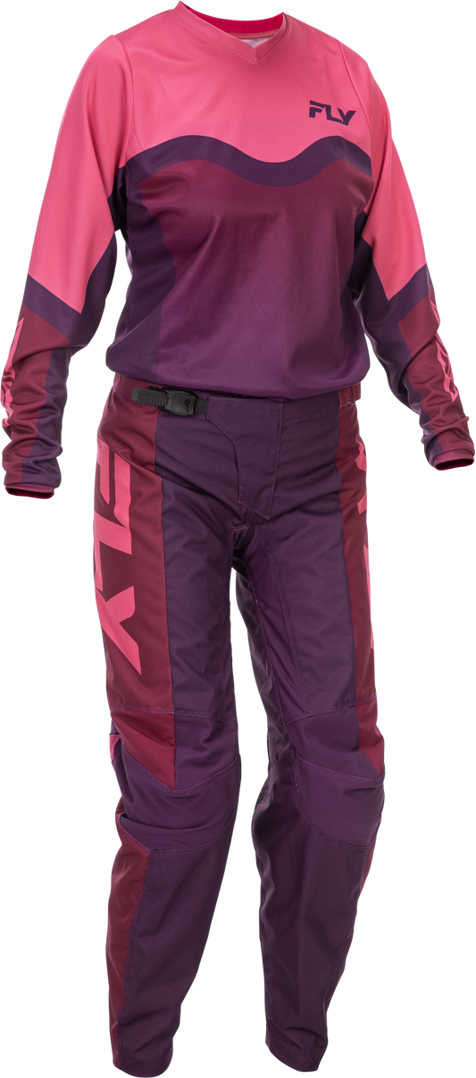 Fly MX26 Women's F-16 Jersey & Pants - Pink / Purple