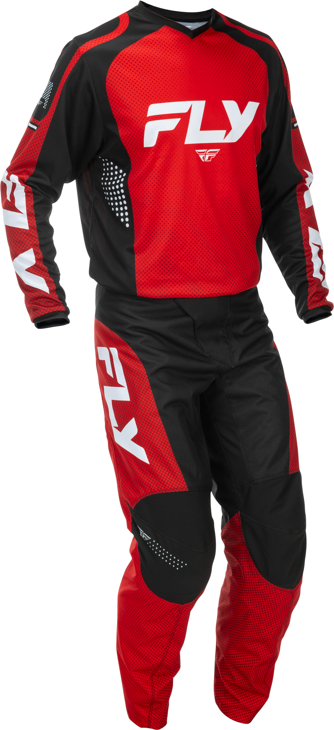 Fly MX26 F-16 Jersey & Pants - Red / Black / White