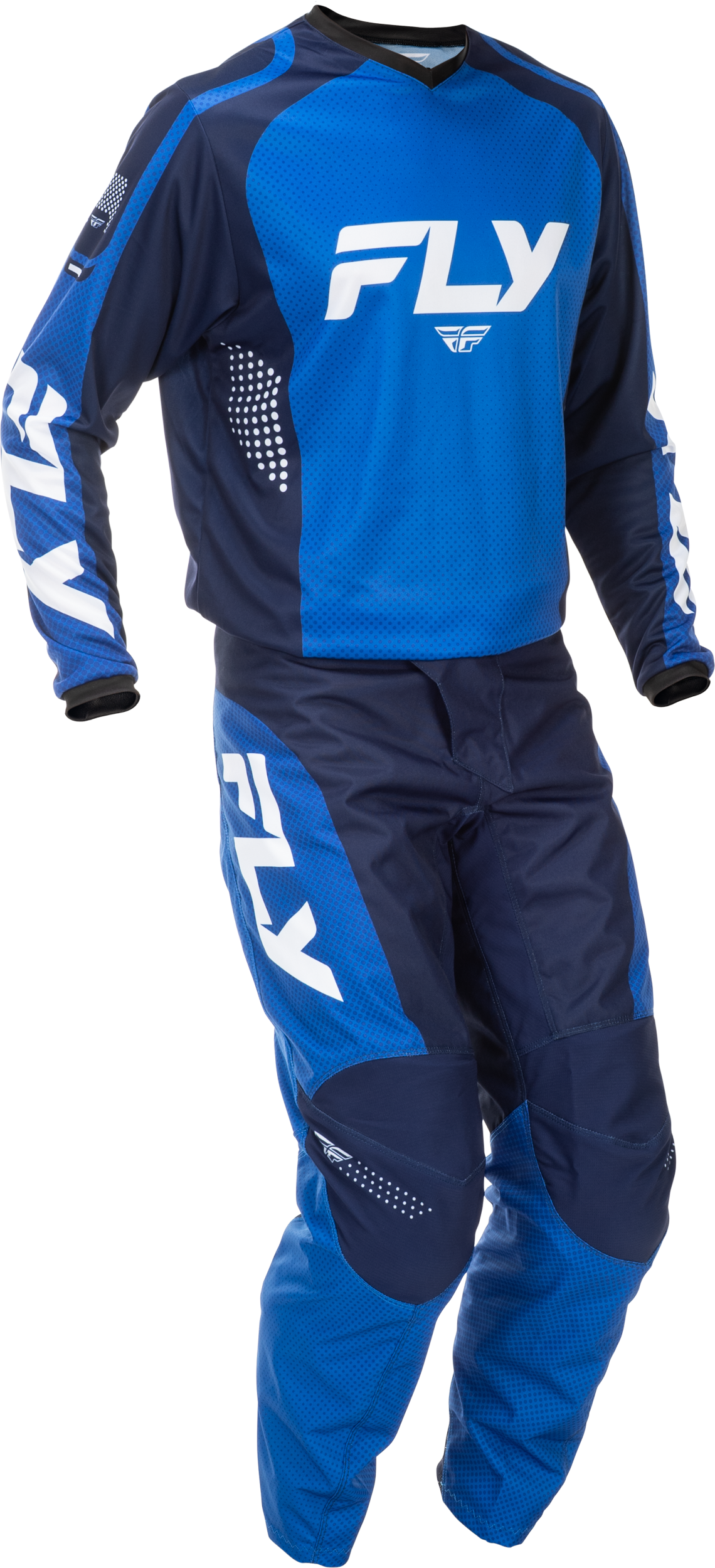 Fly MX26 F-16 Jersey & Pants - Blue / White
