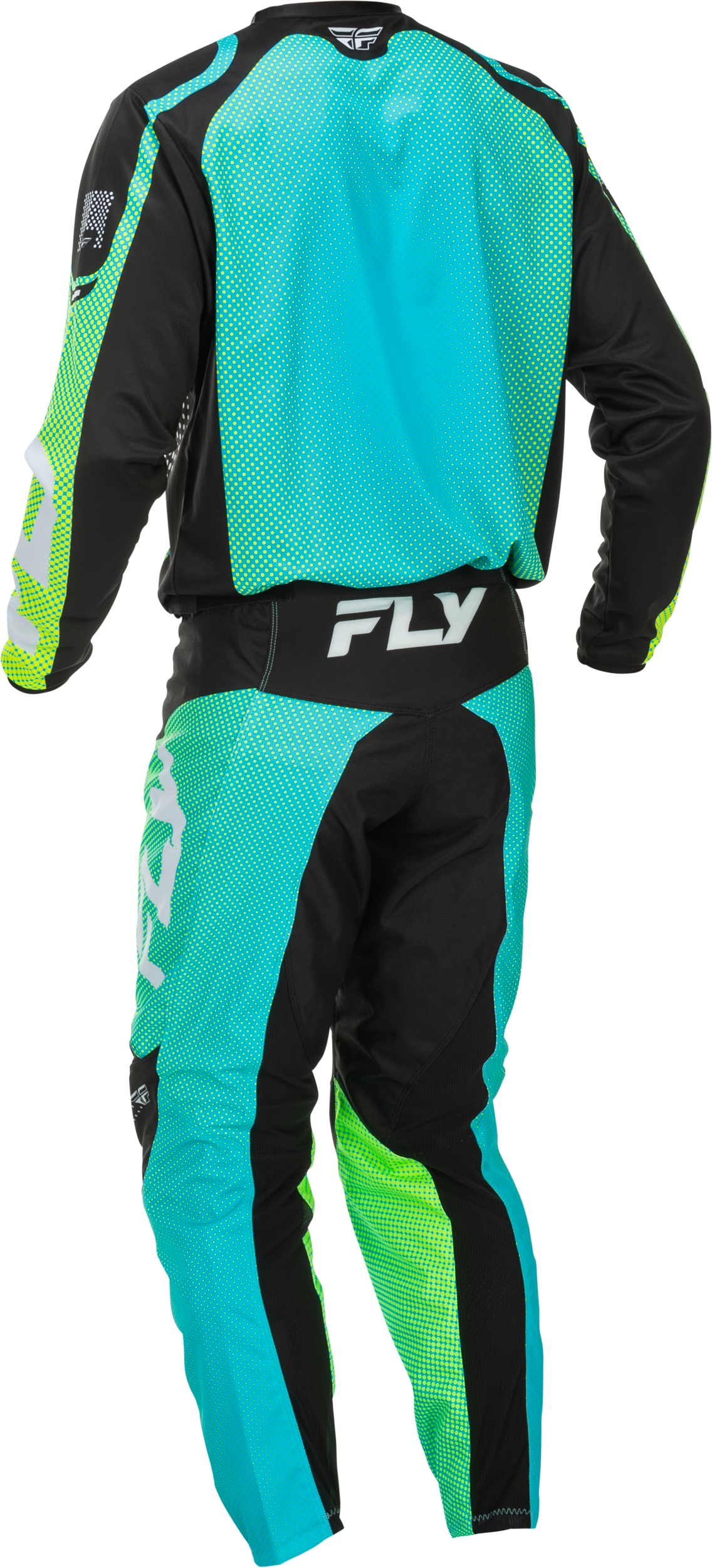 Fly MX26 F-16 Jersey & Pants - Blue / Black / White