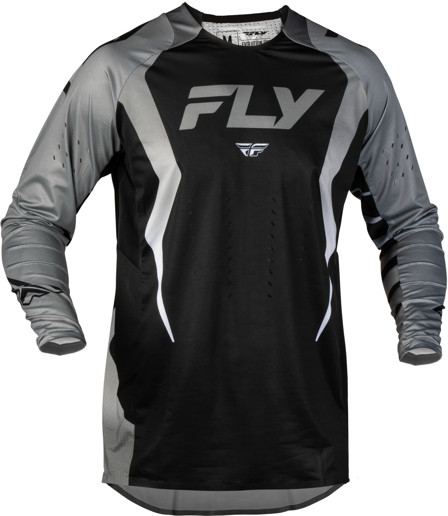 Fly MX27 Evo Jersey Bolt - Black / Grey