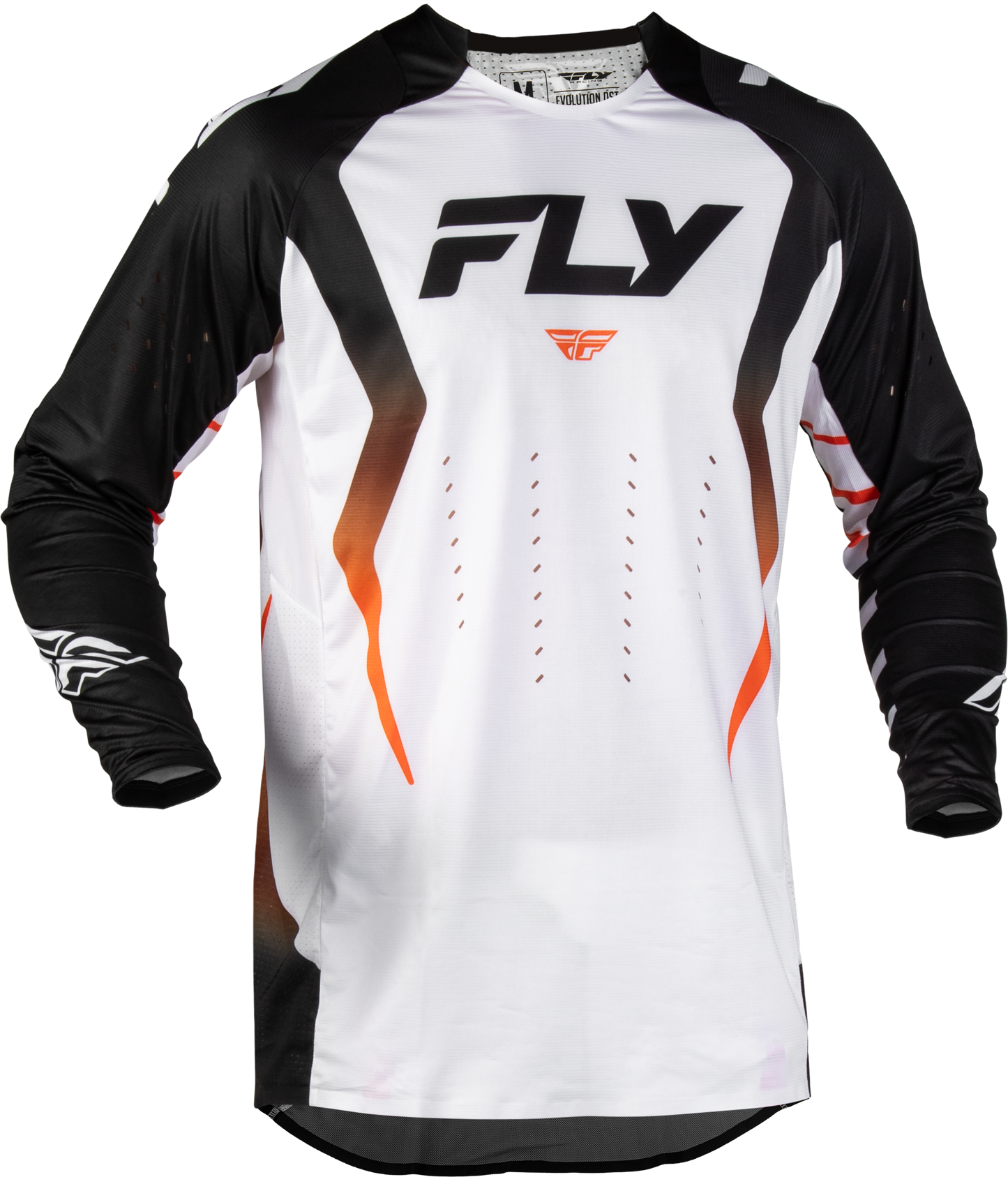 Fly MX27 Evo Jersey Bolt - White / Black