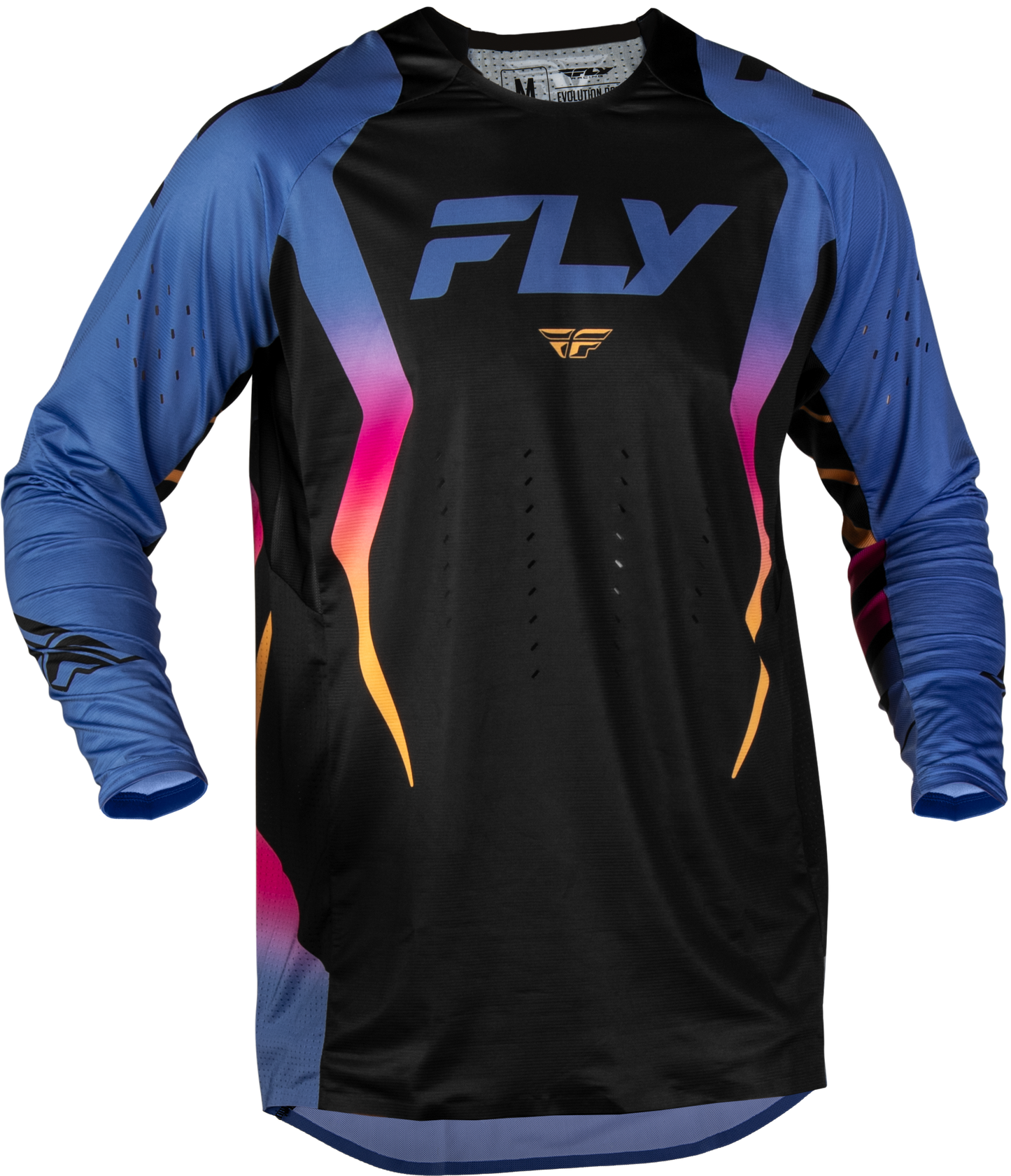 Fly MX27 Evo Jersey Bolt - Black / Blue