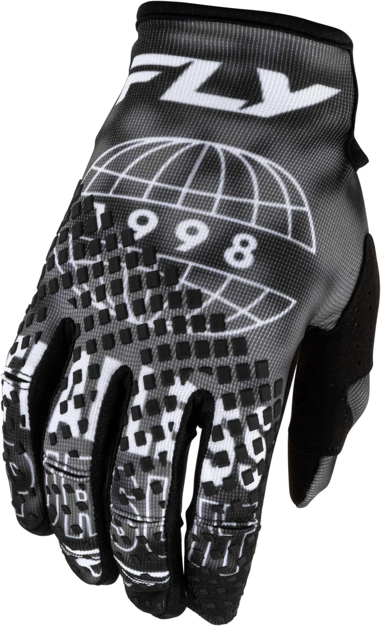 Fly MX27 Kinetic Gloves Blur - Black / Grey