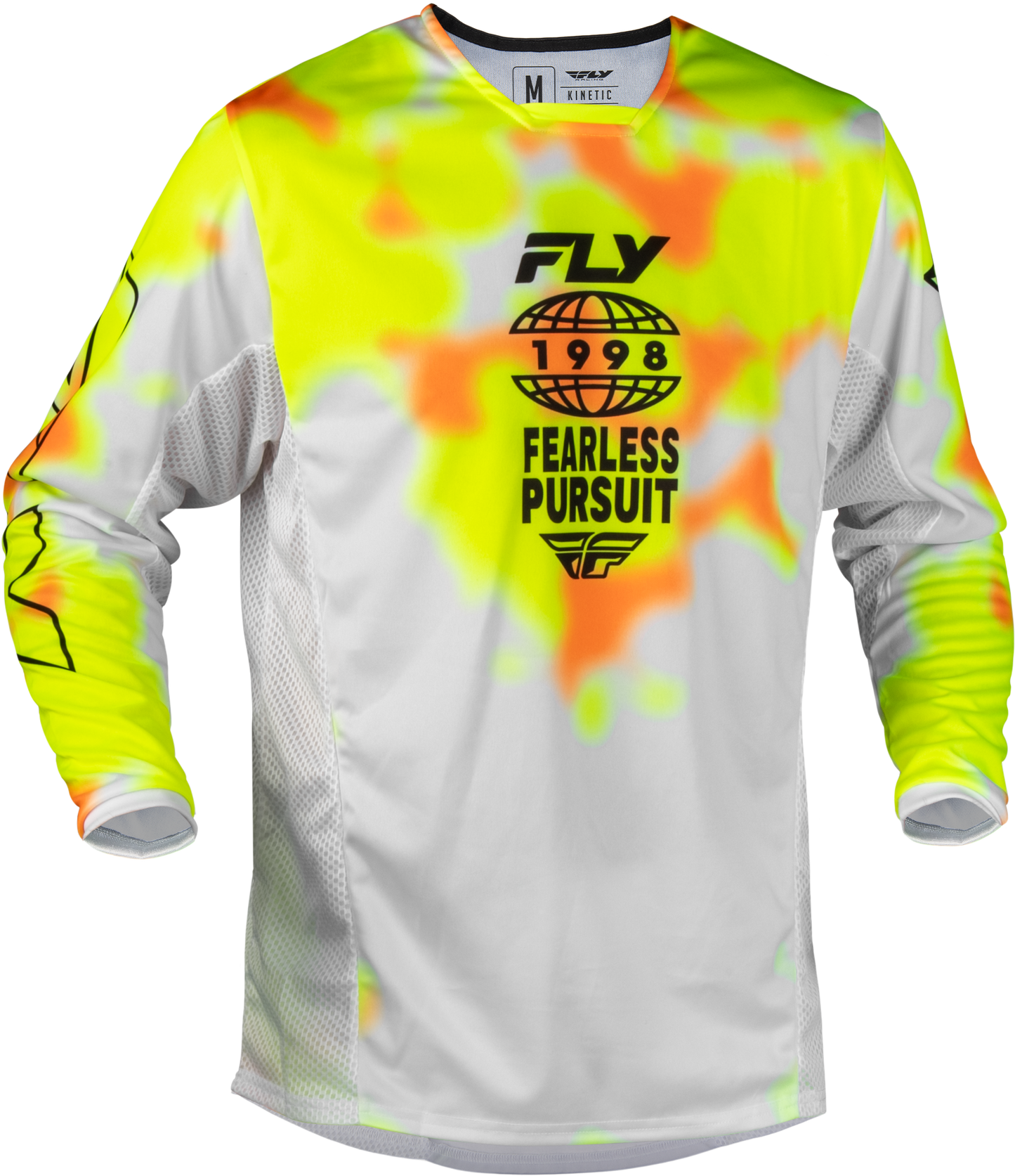 Fly MX27 Kinetic Jersey Blur - White / Yellow