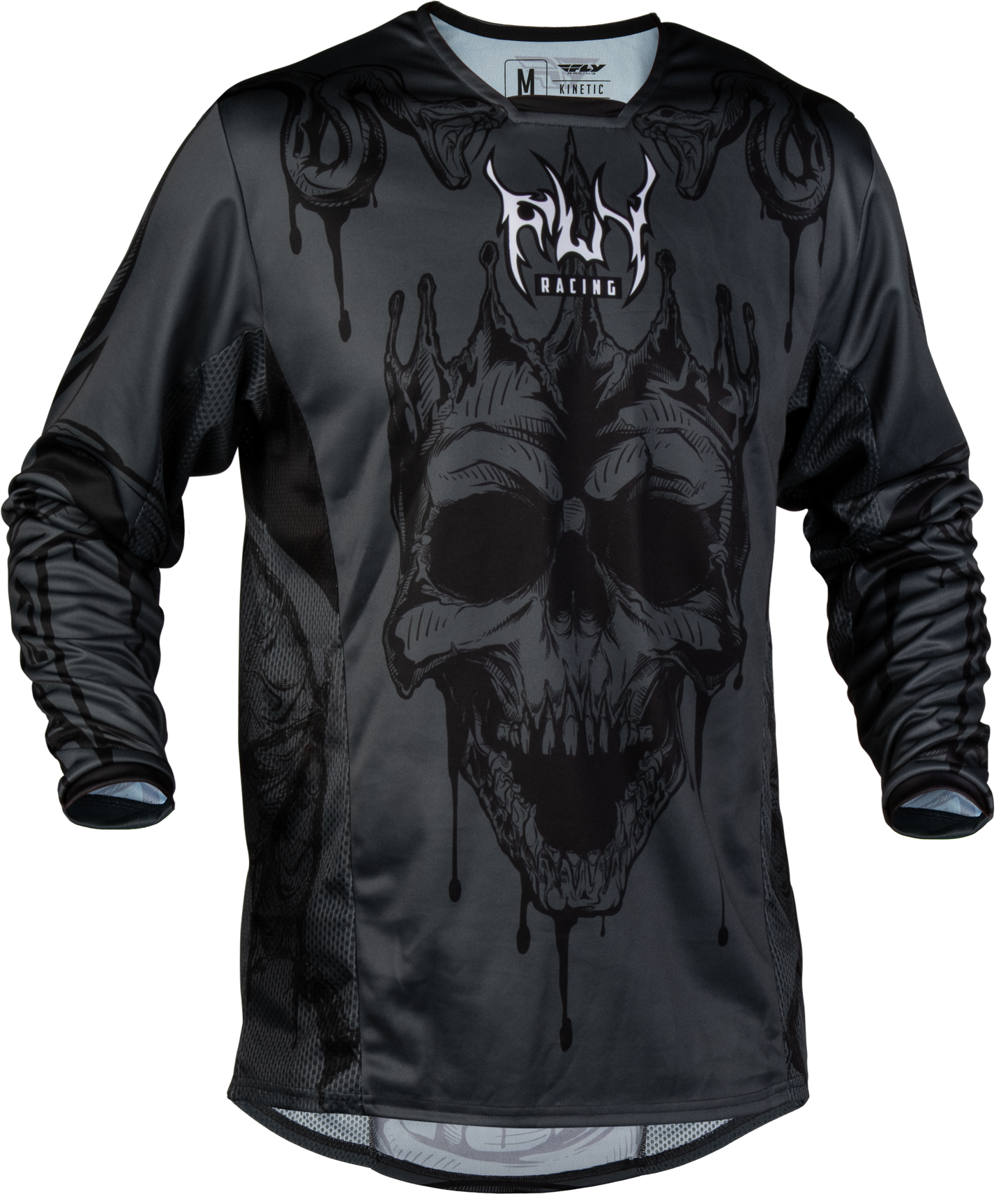 Fly MX27 Kinetic Jersey Dark Series - Grey / Black