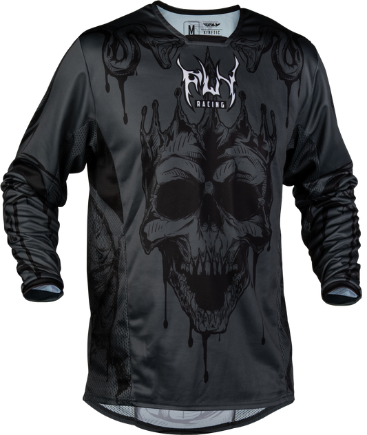Fly MX27 Kinetic Jersey Dark Series - Grey / Black