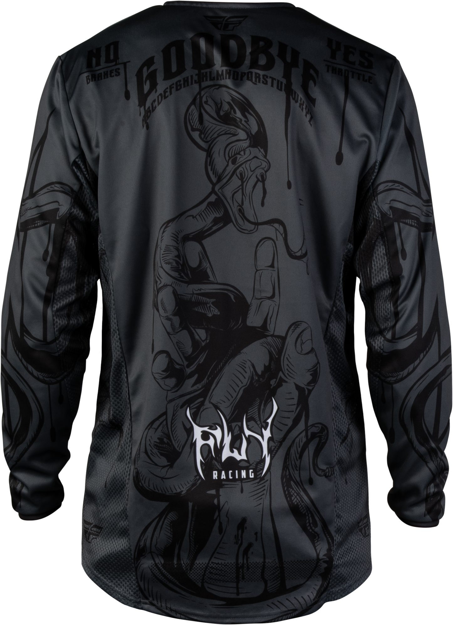 Fly MX27 Kinetic Jersey Dark Series - Grey / Black