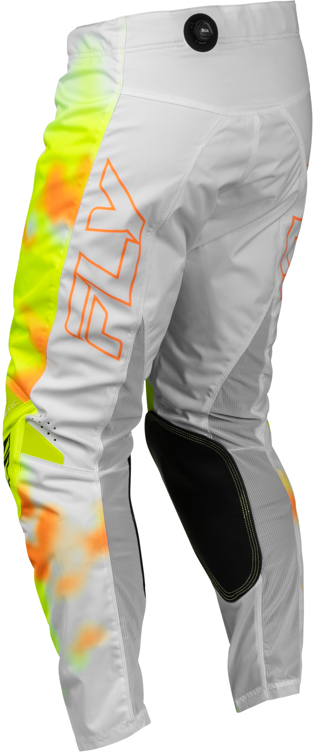 Fly MX27 Kinetic Pants Blur - White / Yellow