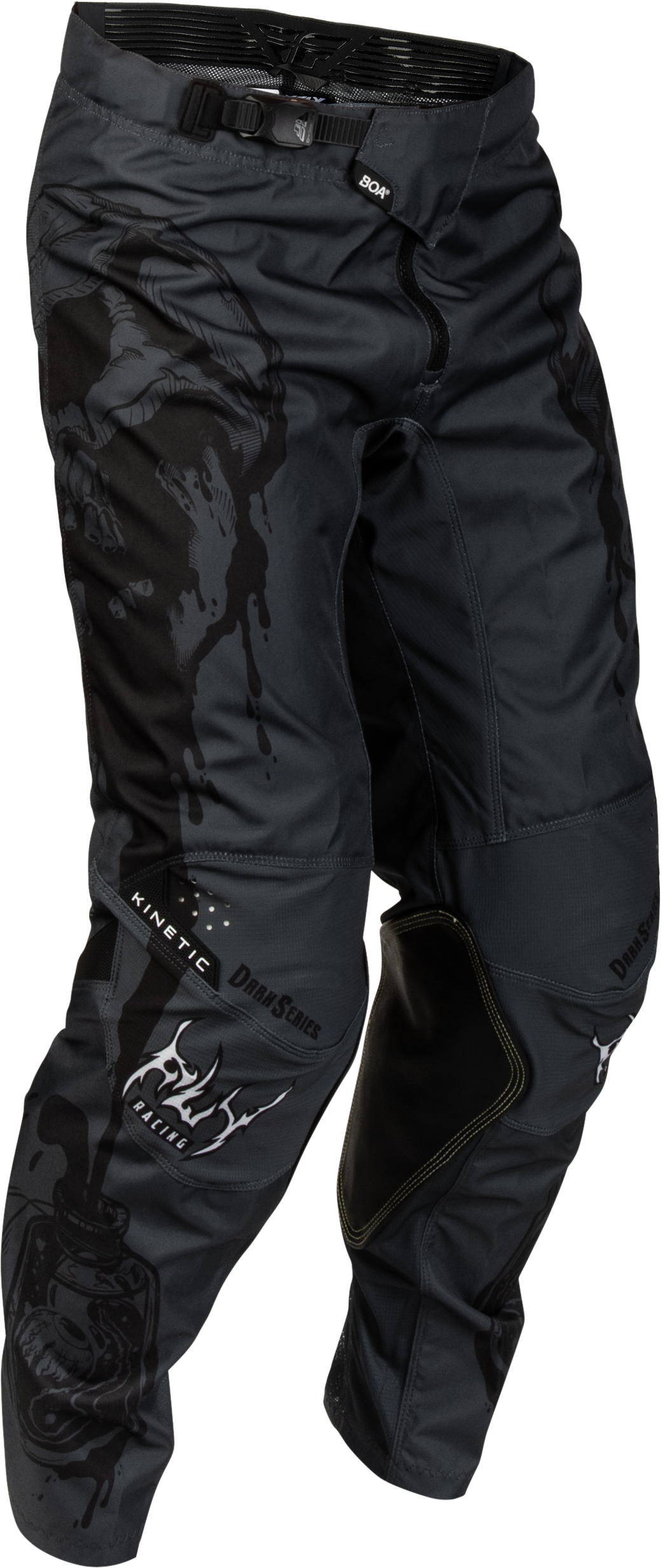 Fly MX27 Kinetic Pants Dark Series - Grey / Black