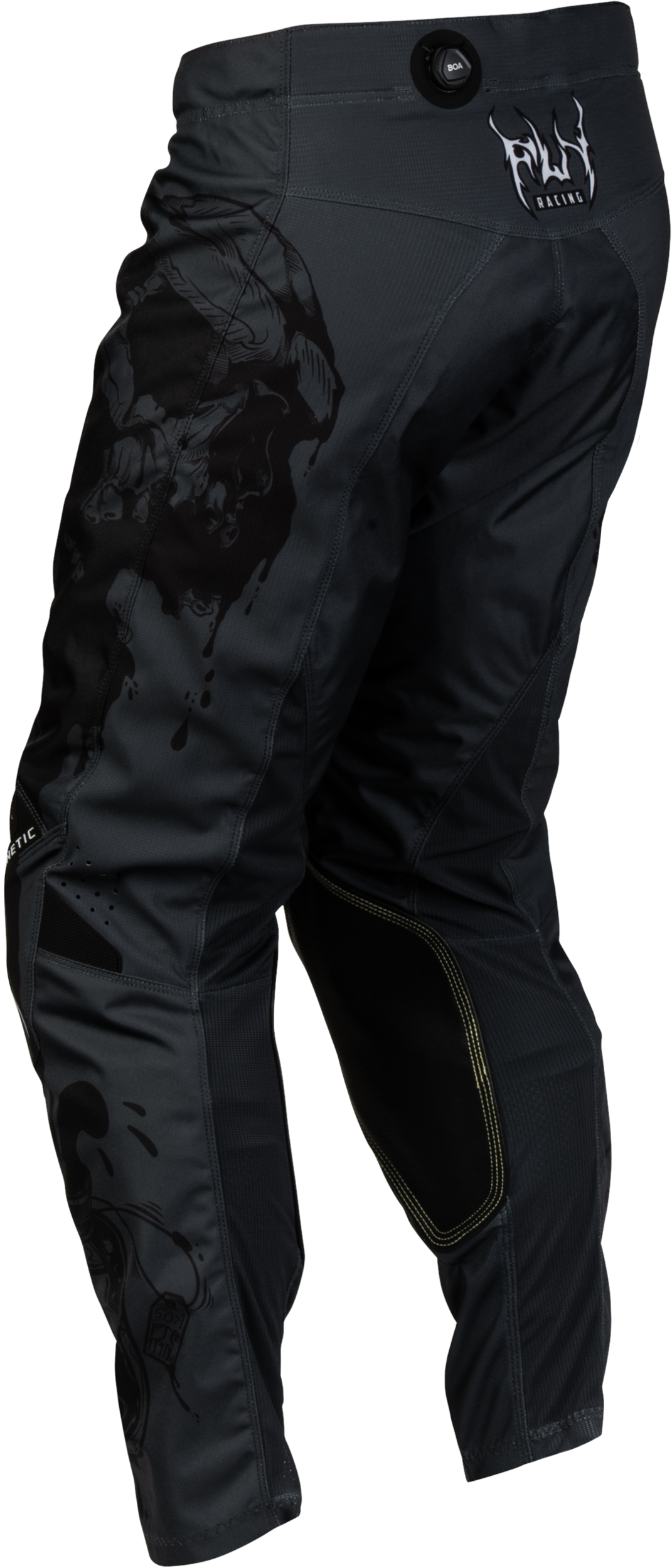 Fly MX27 Kinetic Pants Dark Series - Grey / Black