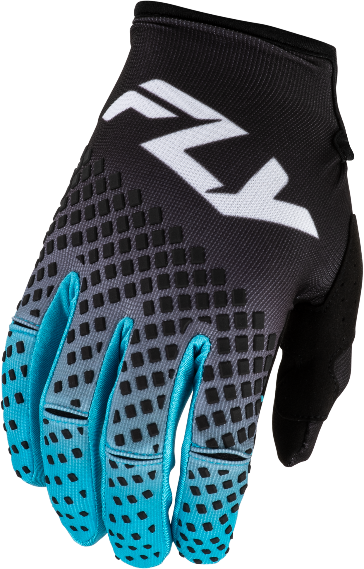 Fly MX27 Youth Kinetic Gloves Fade - Black / Blue / White