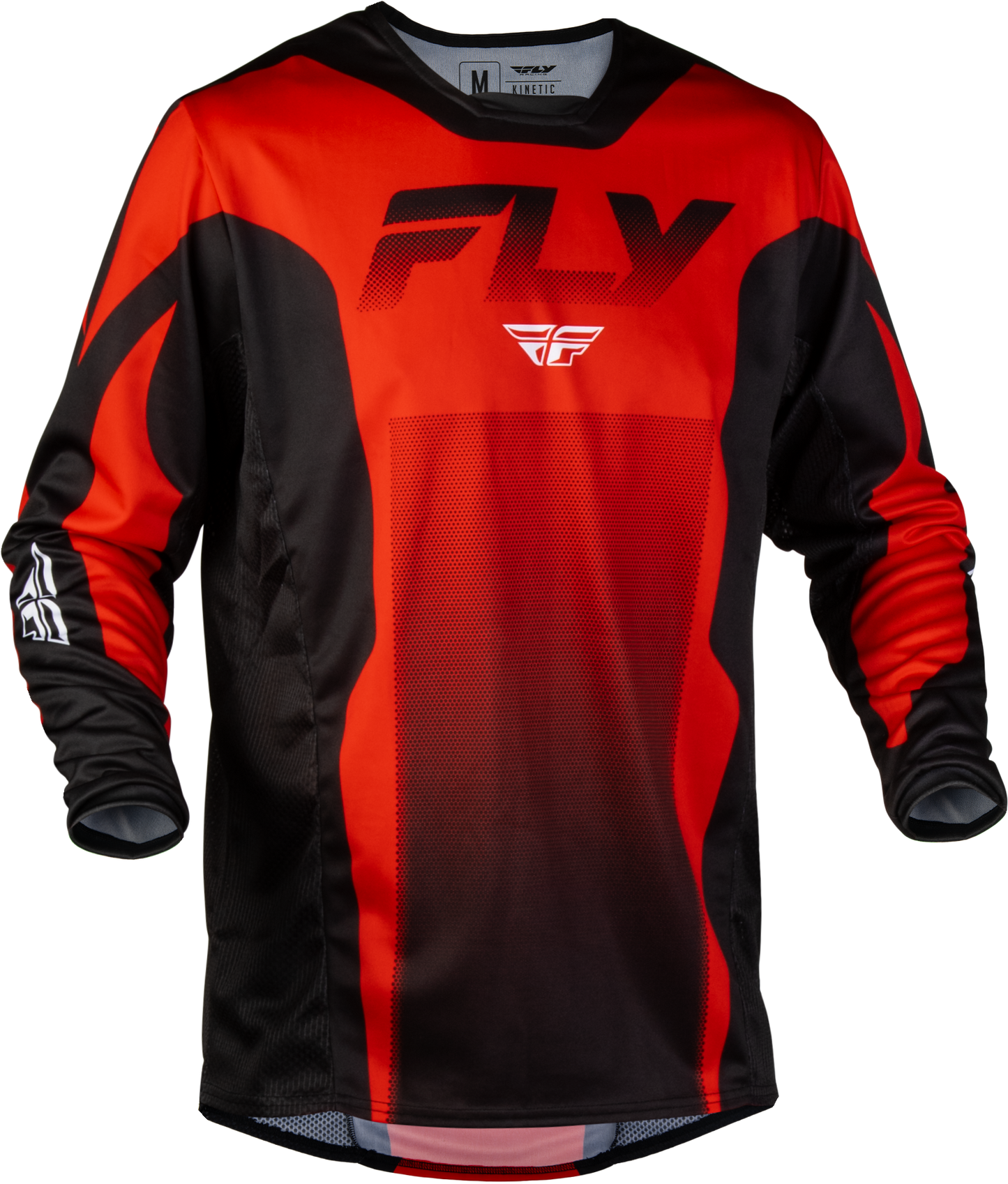 Fly MX27 Kinetic Jersey Fade - Black / Red