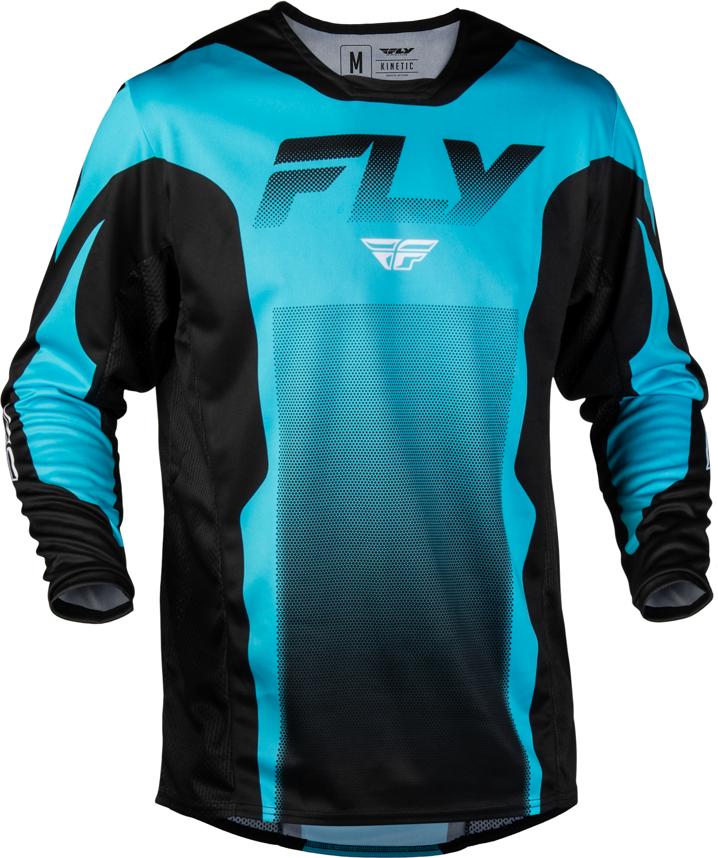 Fly MX27 Kinetic Jersey Fade - Black / Blue