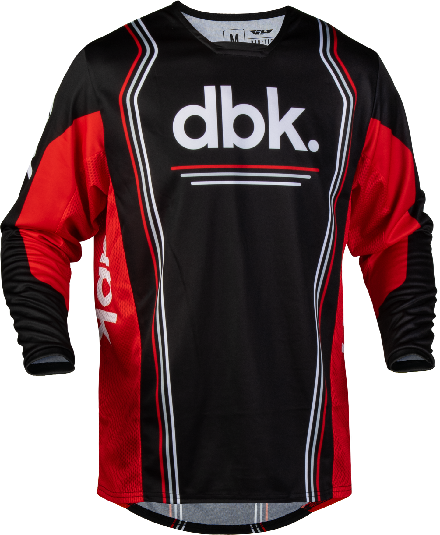 Fly MX27 Kinetic Jersey S.E. DBK - Black / Red / White