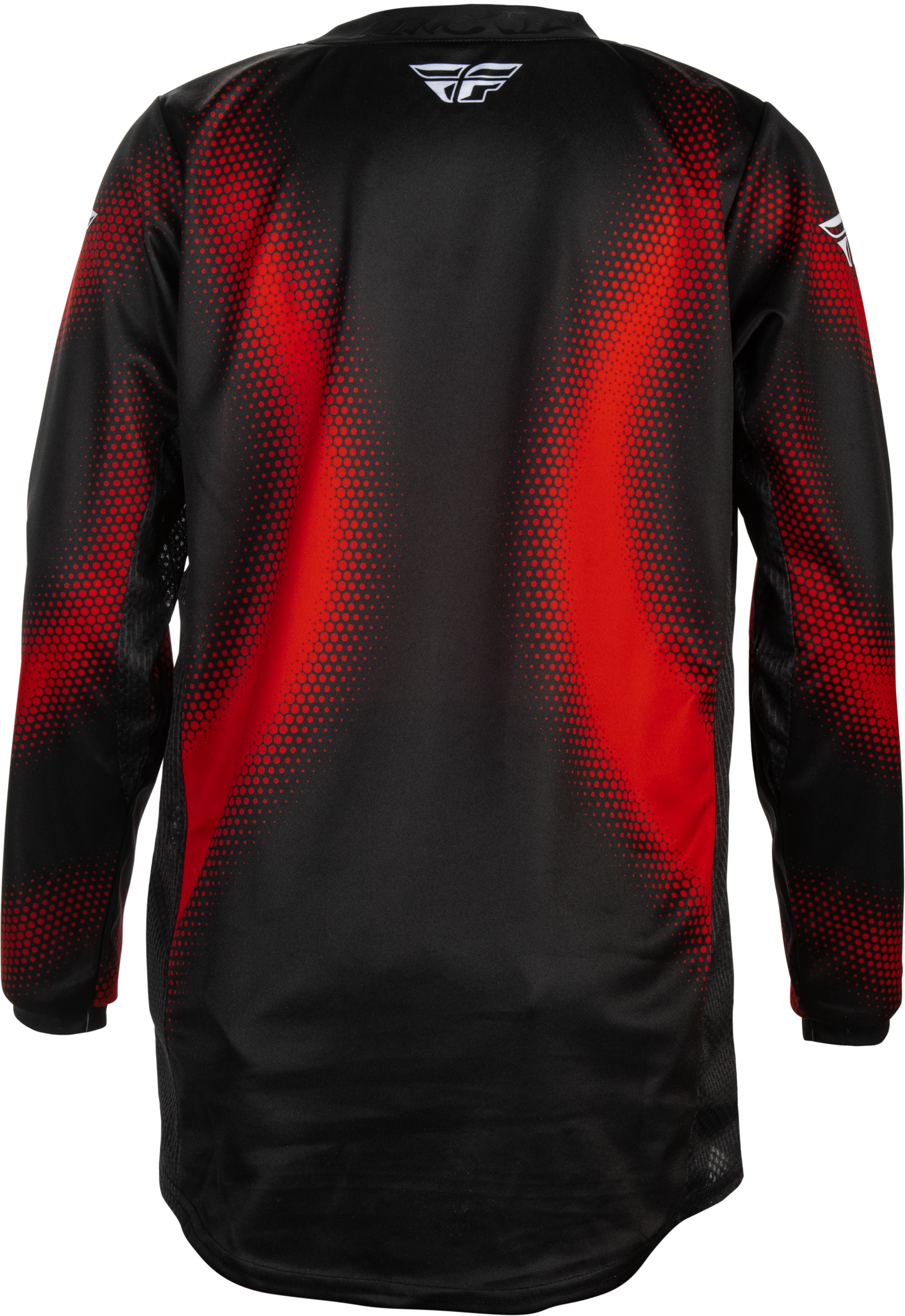 Fly MX27 Youth Kinetic Jersey Torch - Black / Red / White