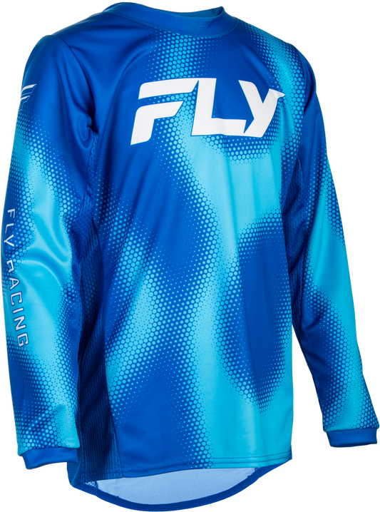 Fly MX27 Youth Kinetic Jersey Torch - Blue