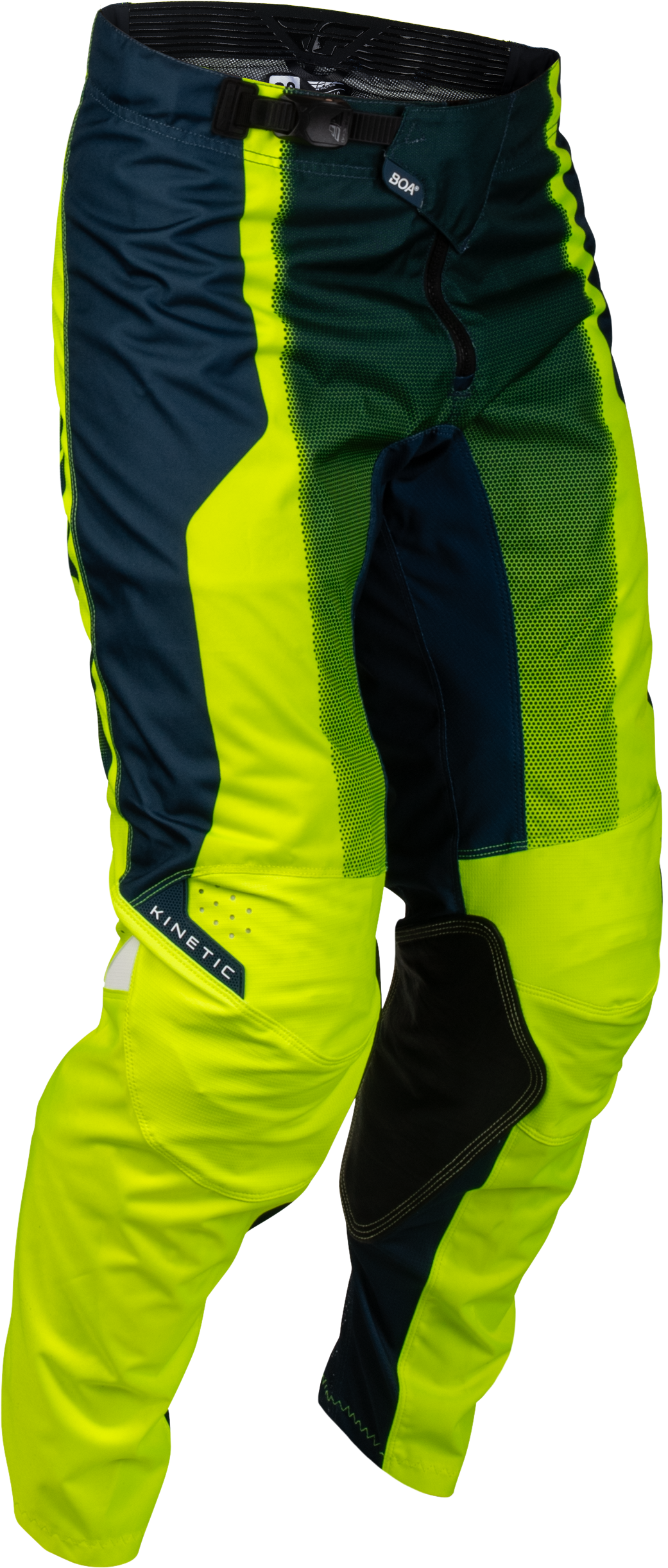 Fly MX27 Kinetic Pants Fade - Navy / Yellow