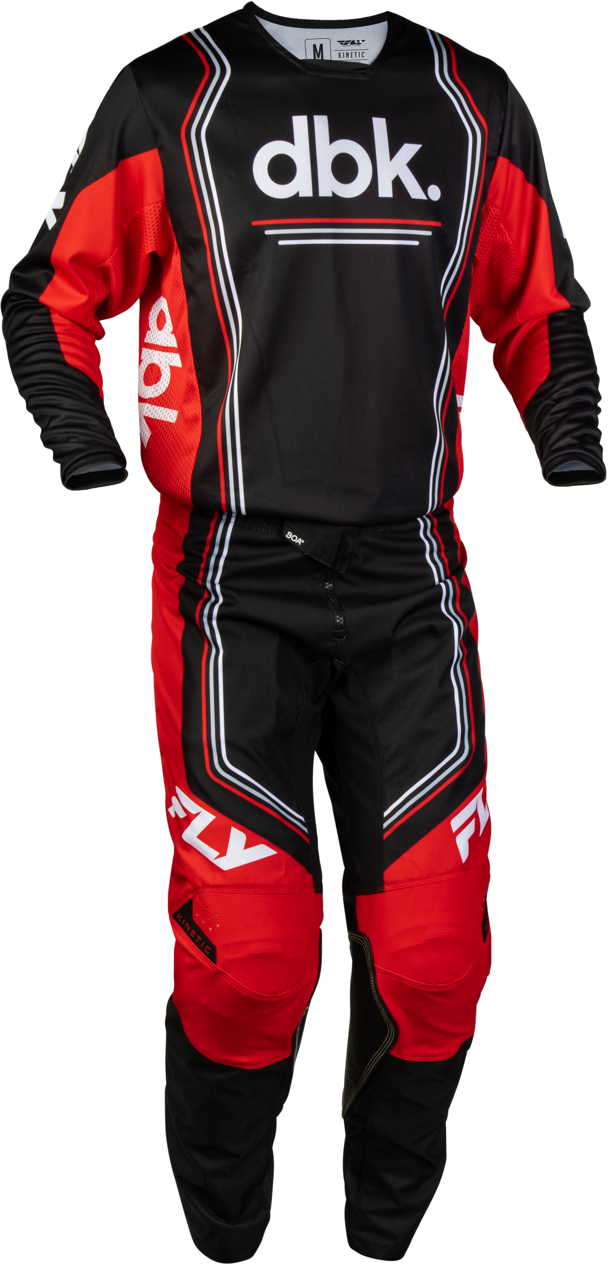 Fly MX27 Kinetic Pants S.E. DBK - Black / Red / White