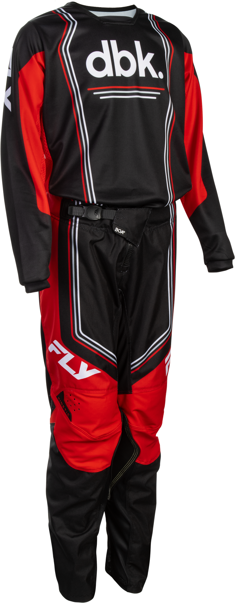 Fly MX27 Youth Kinetic Pants S.E. DBK - Black / Red / White