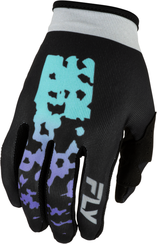 Fly MX27 Youth Lite Gloves Flake - Black / Blue