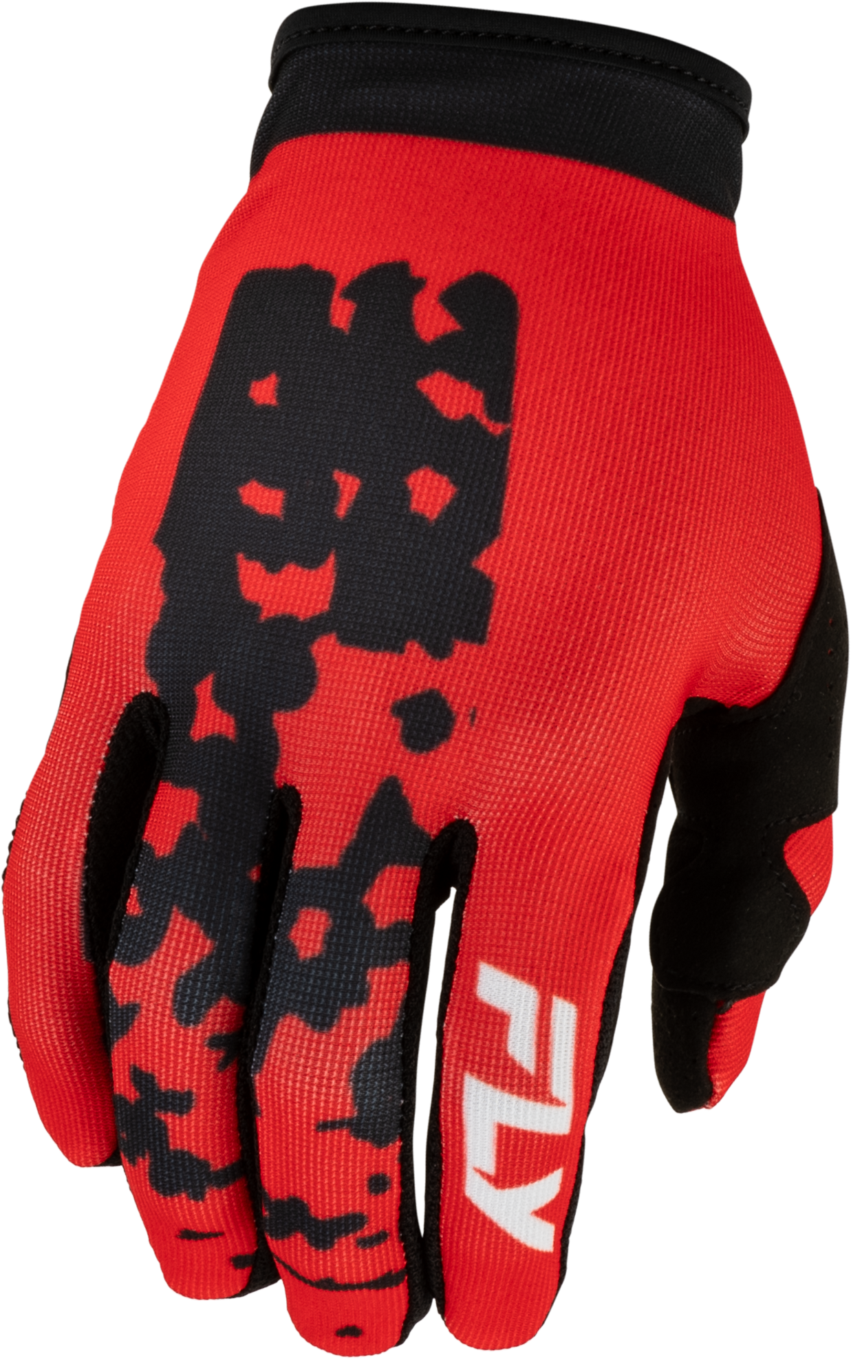 Fly MX27 Lite Gloves Flake - Red / Black