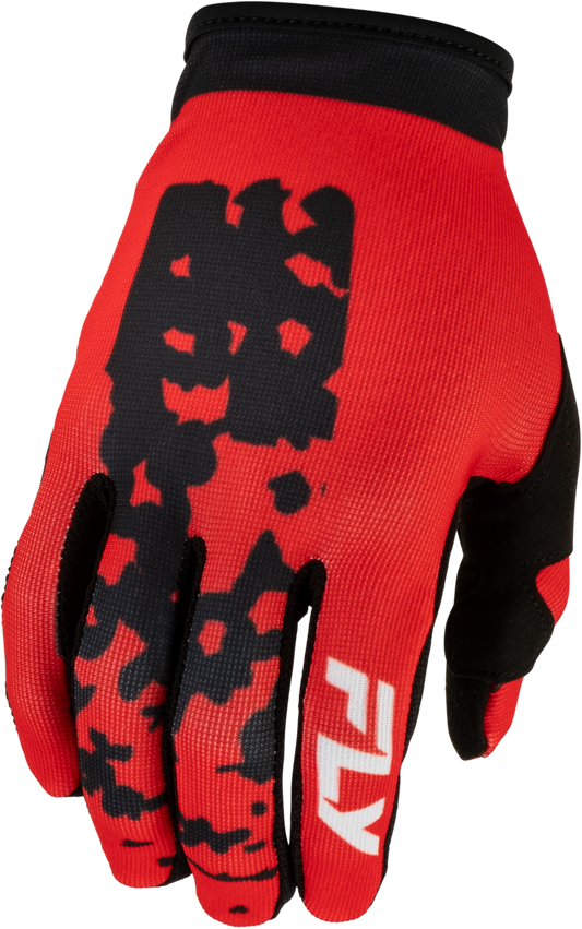 Fly MX27 Lite Gloves Flake - Red / Black
