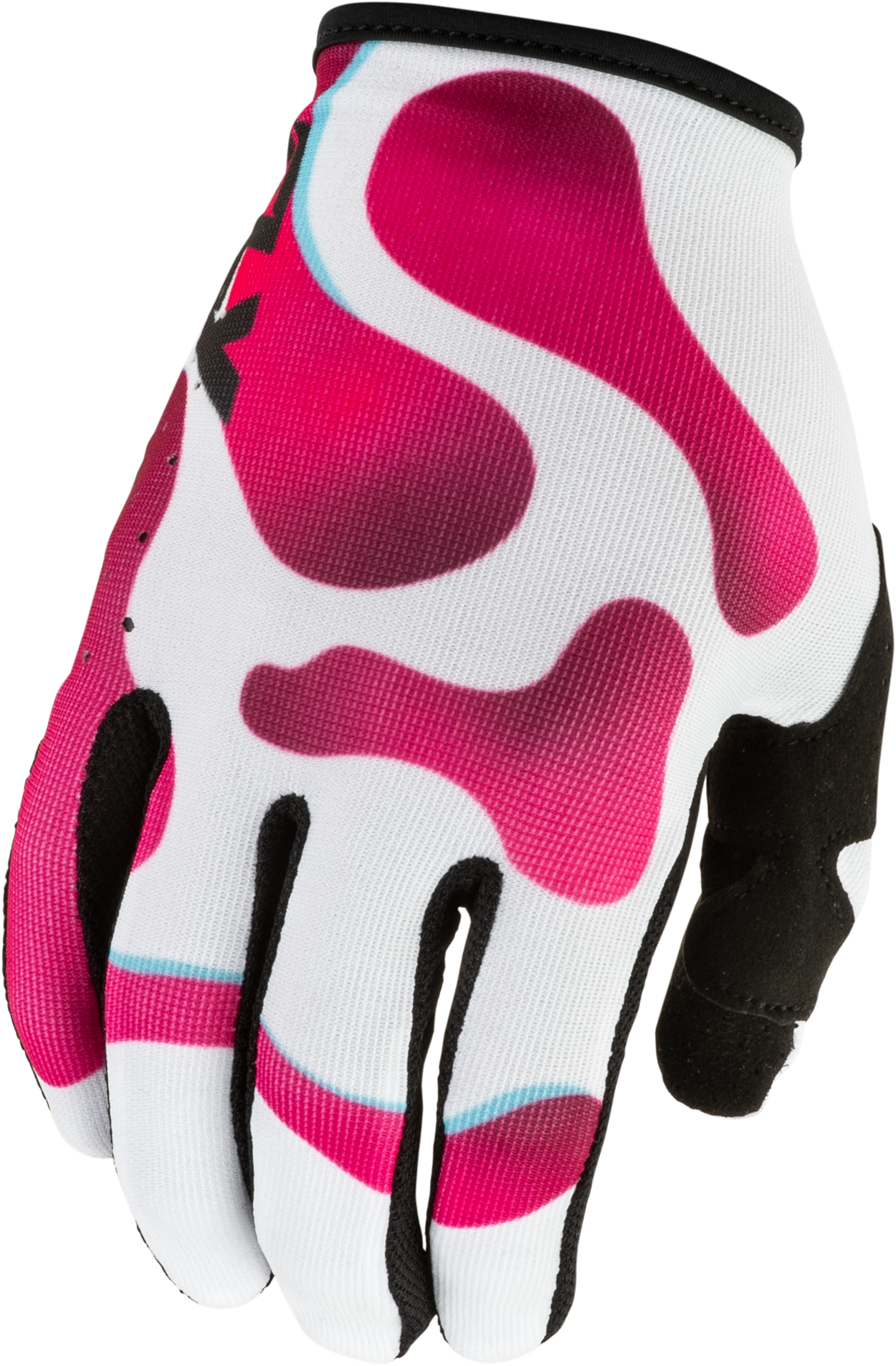 Fly MX27 Youth Lite Gloves S.E. Vibe - White / Blue