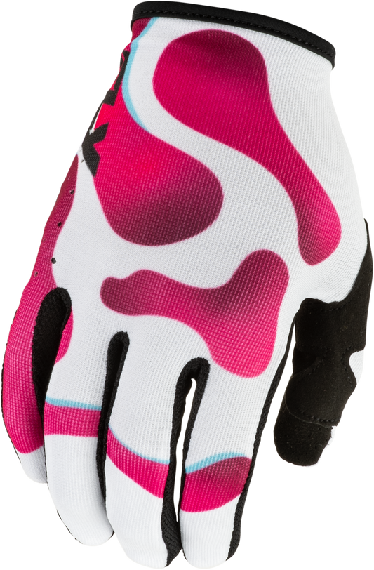 Fly MX27 Youth Lite Gloves S.E. Vibe - White / Blue