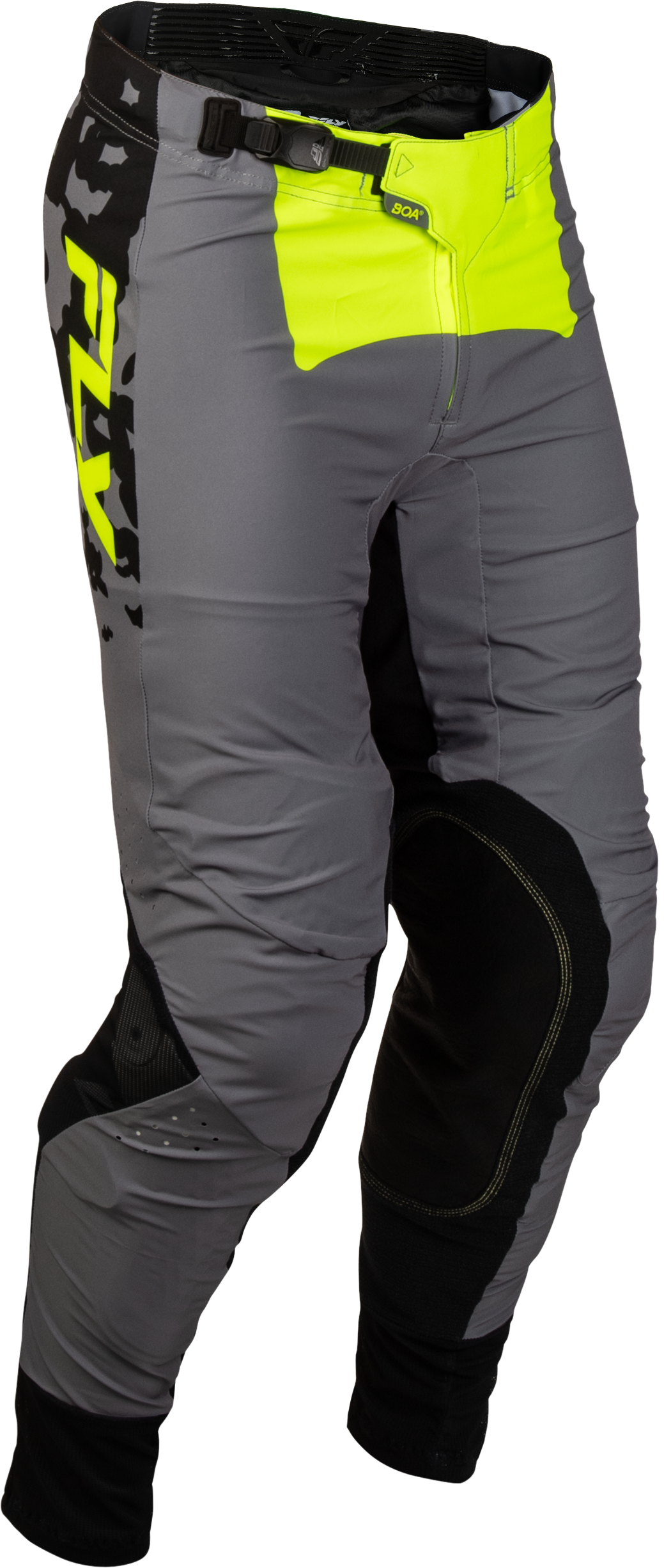 Fly MX27 Lite Pants Flake - Grey / Yellow