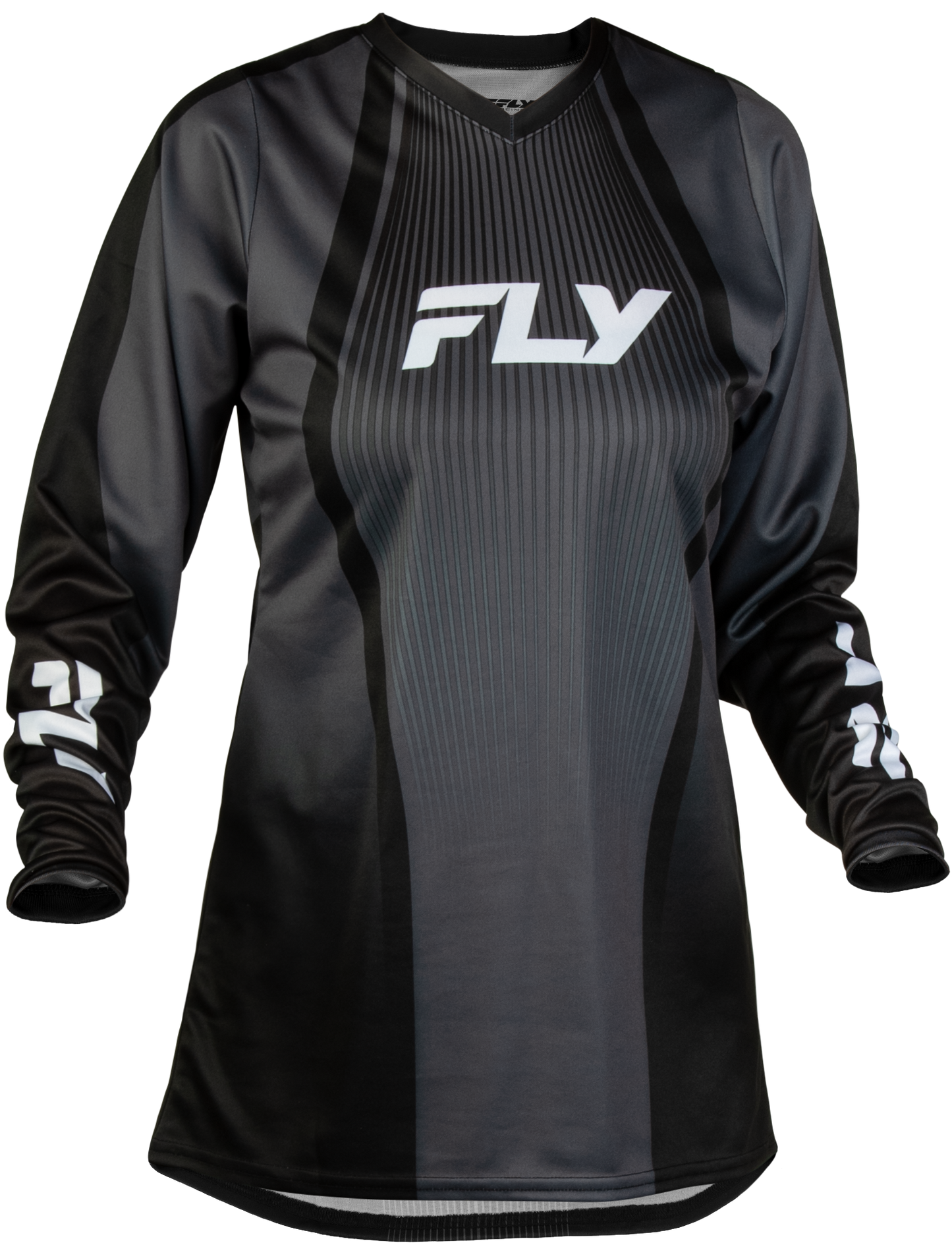 Fly MX27 Women's F-16 Jersey Lift - Black / White