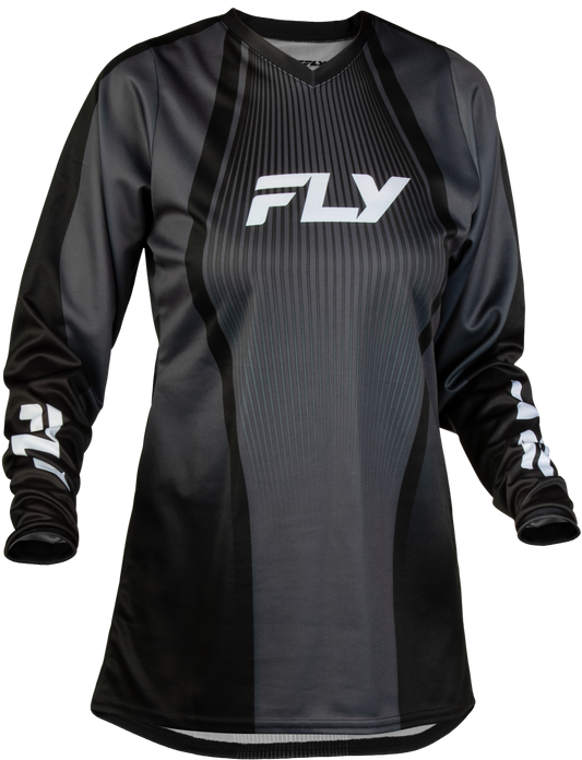 Fly MX27 Women's F-16 Jersey Lift - Black / White