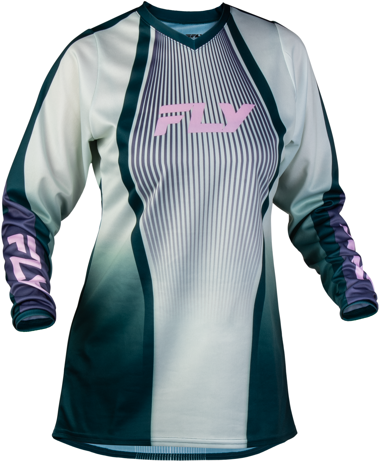 Fly MX27 Women's F-16 Jersey Lift - Green / Pink