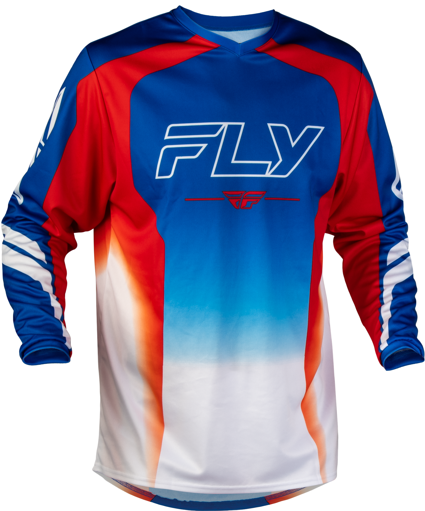 Fly MX27 Youth F-16 Jersey Raze - Red / White / Blue