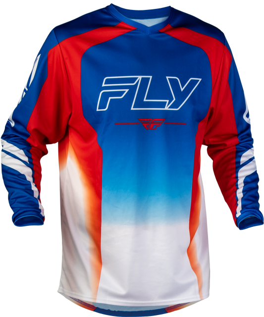 Fly MX27 Youth F-16 Jersey Raze - Red / White / Blue