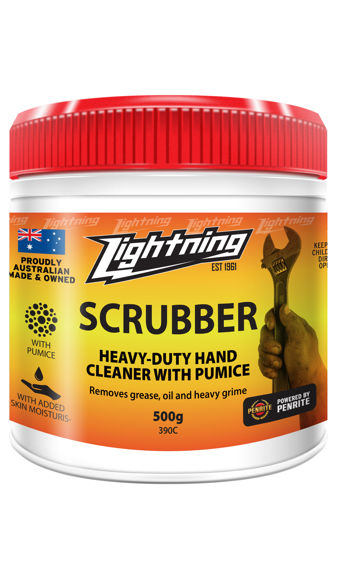 Lightning Hand Scrubber Cleaner - 500G
