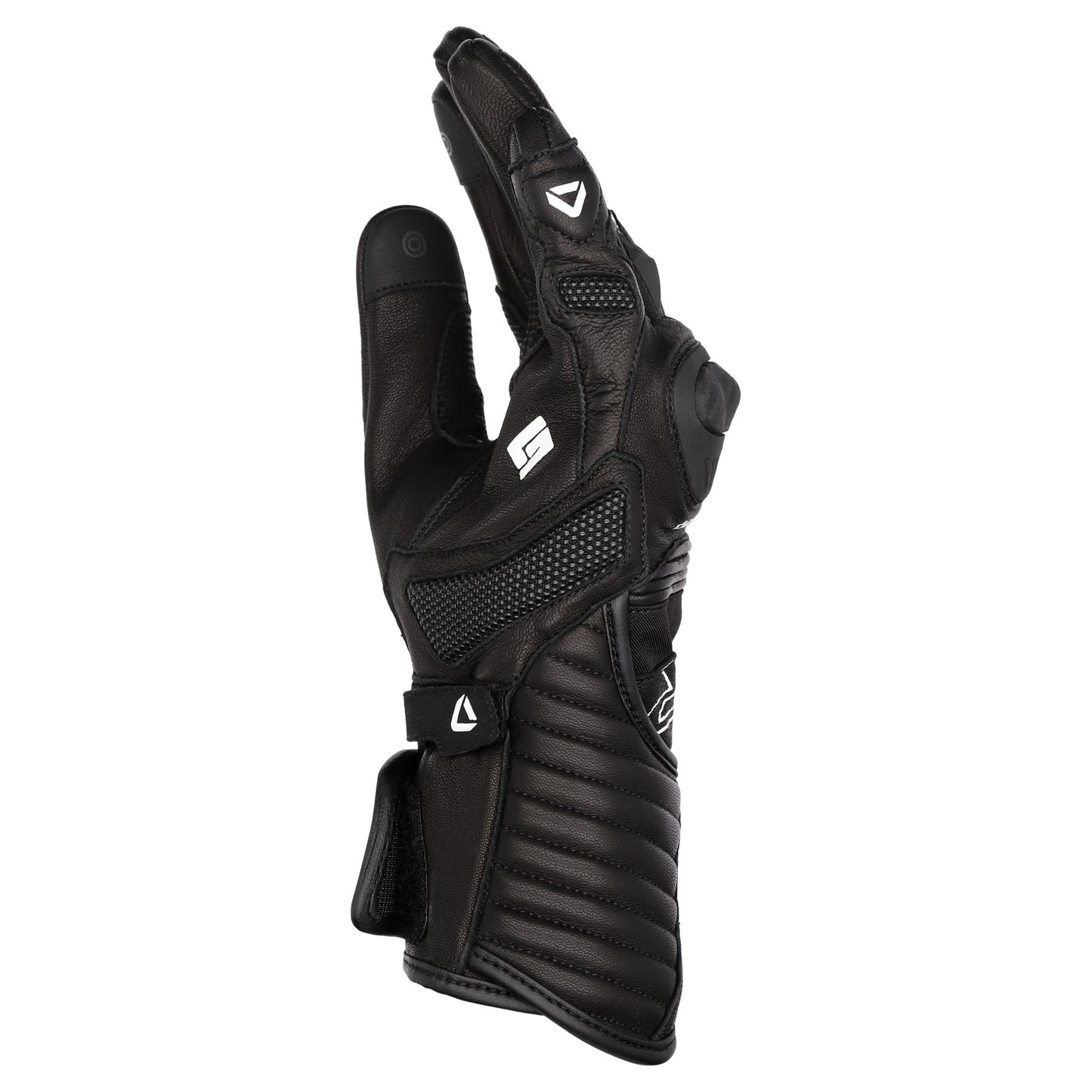 Dririder Torque Long Cuff Gloves - Black / White