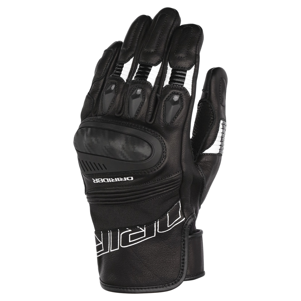 Dririder Torque Short Cuff Gloves - Black / White