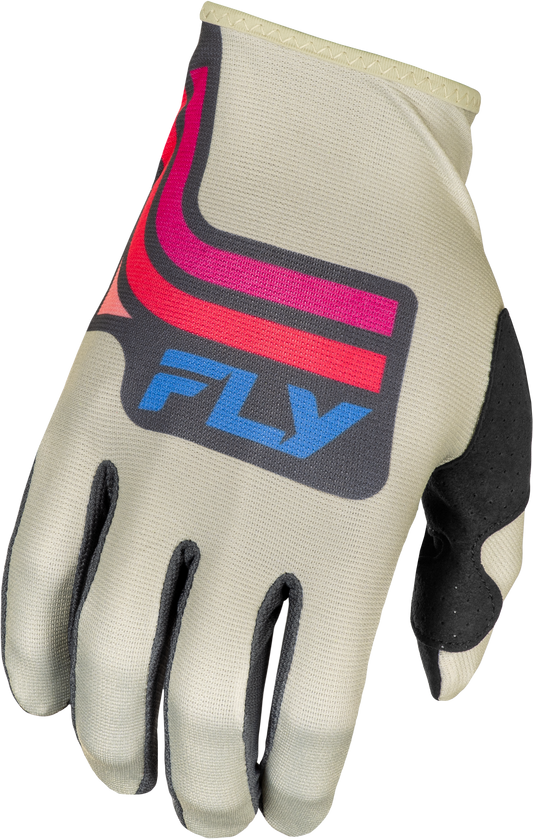 Fly MX25 Lite Vice Gloves - Grey / Pink