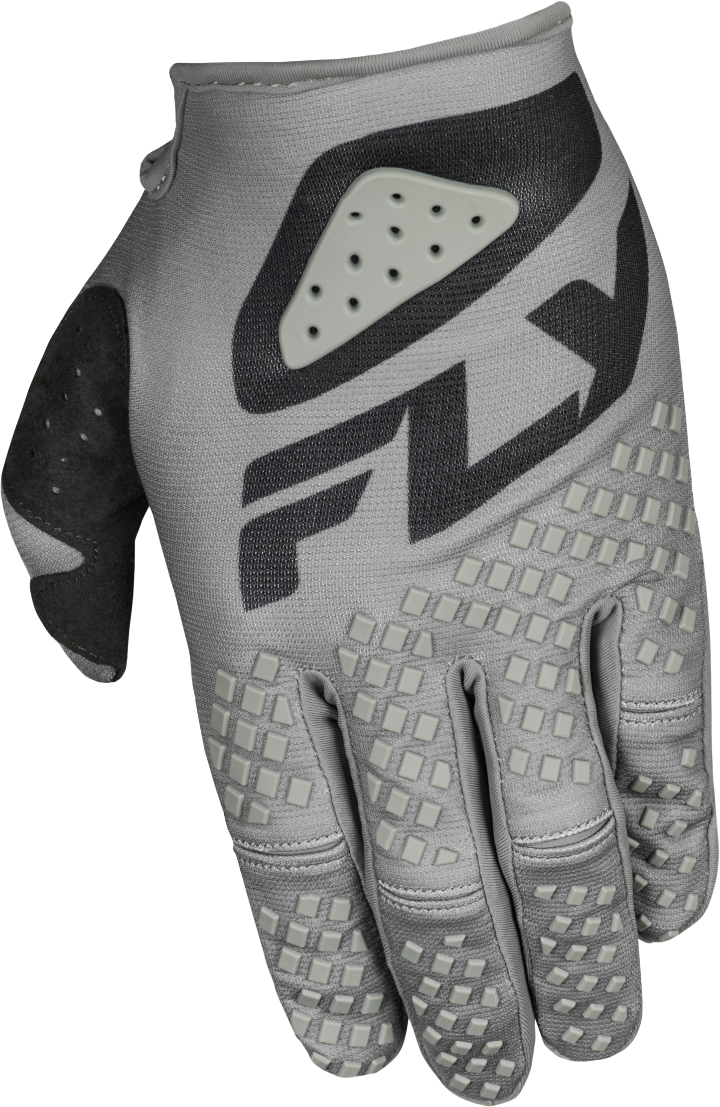 Fly MX25 Youth Kinetic Sym Gloves - Grey / Black