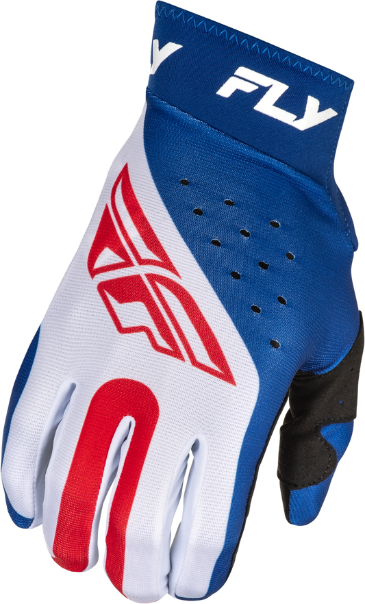 Fly MX25 Pro Lite Gloves - Red / White / Blue