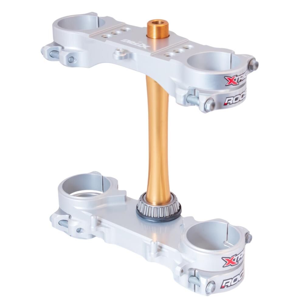 Xtrig Triple Clamps ROCS Tech Offset 20mm - Silver