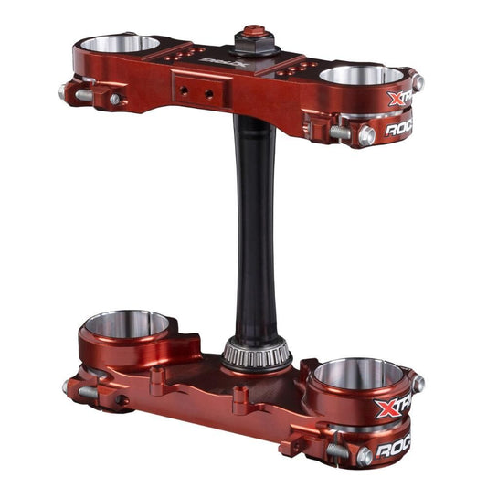 Xtrig Triple Clamps ROCS Pro Offset 20-23mm - Brown