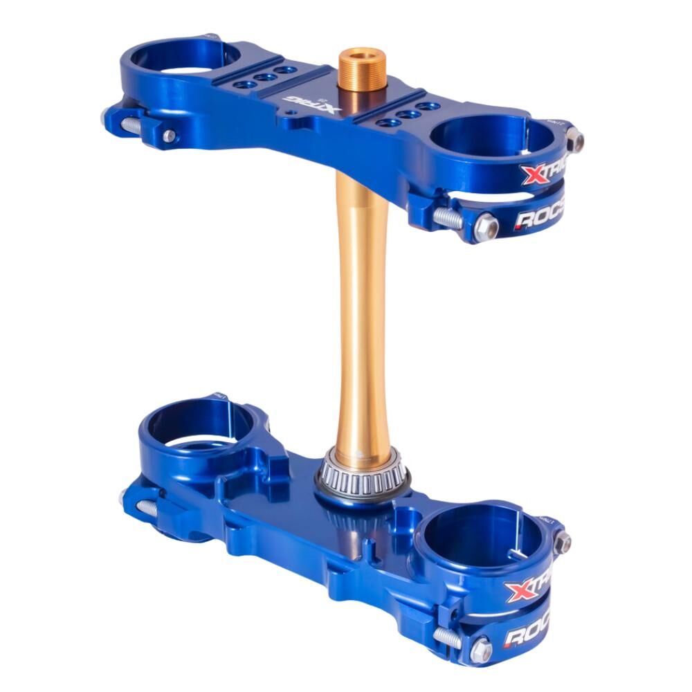 Xtrig Triple Clamps ROCS Tech Offset 25mm - Blue