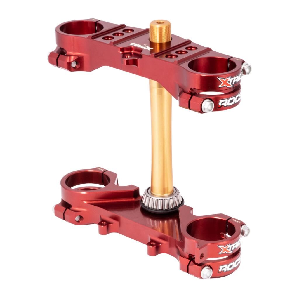 Xtrig Triple Clamps ROCS Tech Offset 25mm - Brown