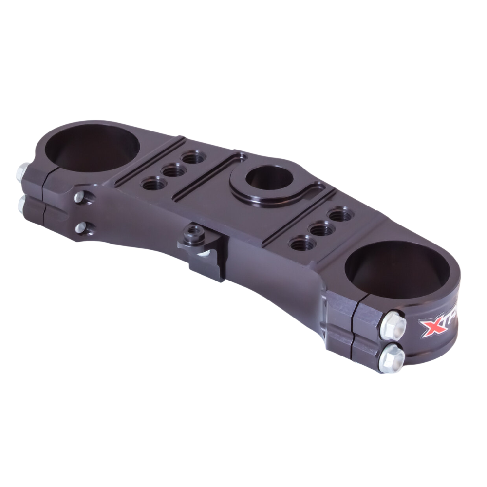 Xtrig Top Triple Clamp M12 Offset 25mm - Black