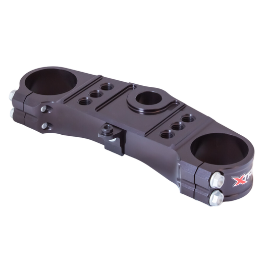 Xtrig Top Triple Clamp M12 Offset 25mm - Black