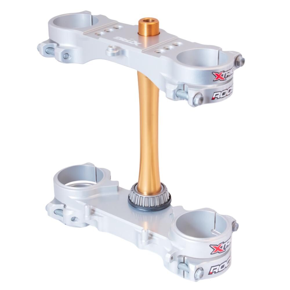 Xtrig Triple Clamps ROCS Tech Offset 21.5mm - Silver