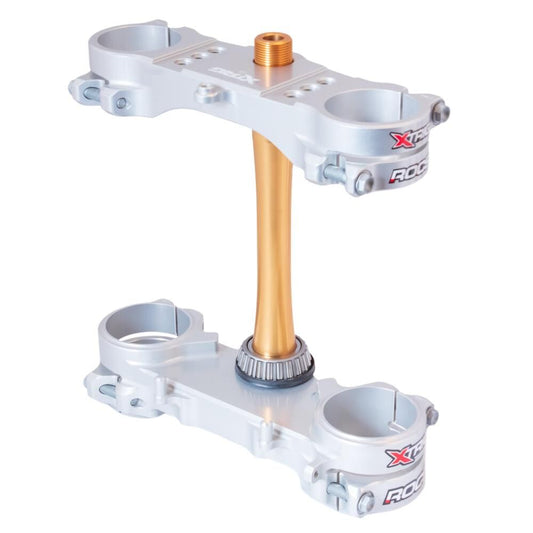 Xtrig Triple Clamps ROCS Tech Offset 21.5mm - Silver