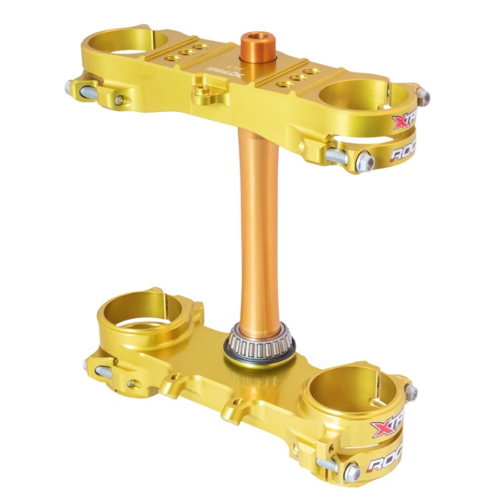 Xtrig Triple Clamps ROCS Tech Off 21.5mm - Neon Yellow